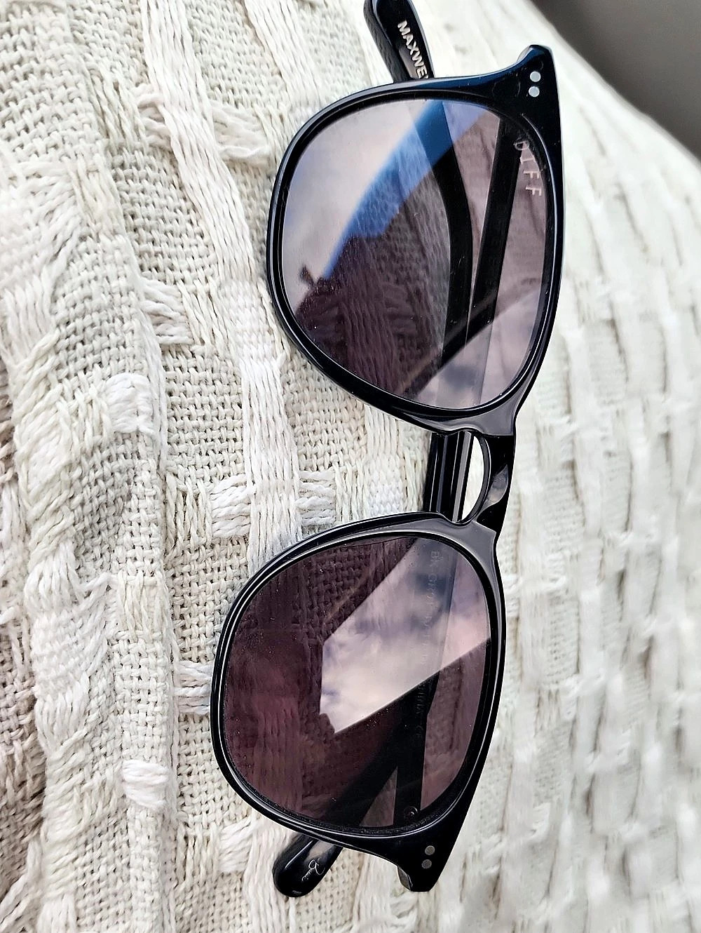 Diff Sunglasses Cat Eye Black
